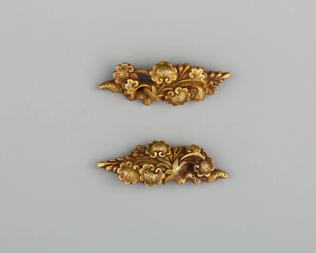 Pair of Sword-Grip Ornaments (Menuki) — Unknown