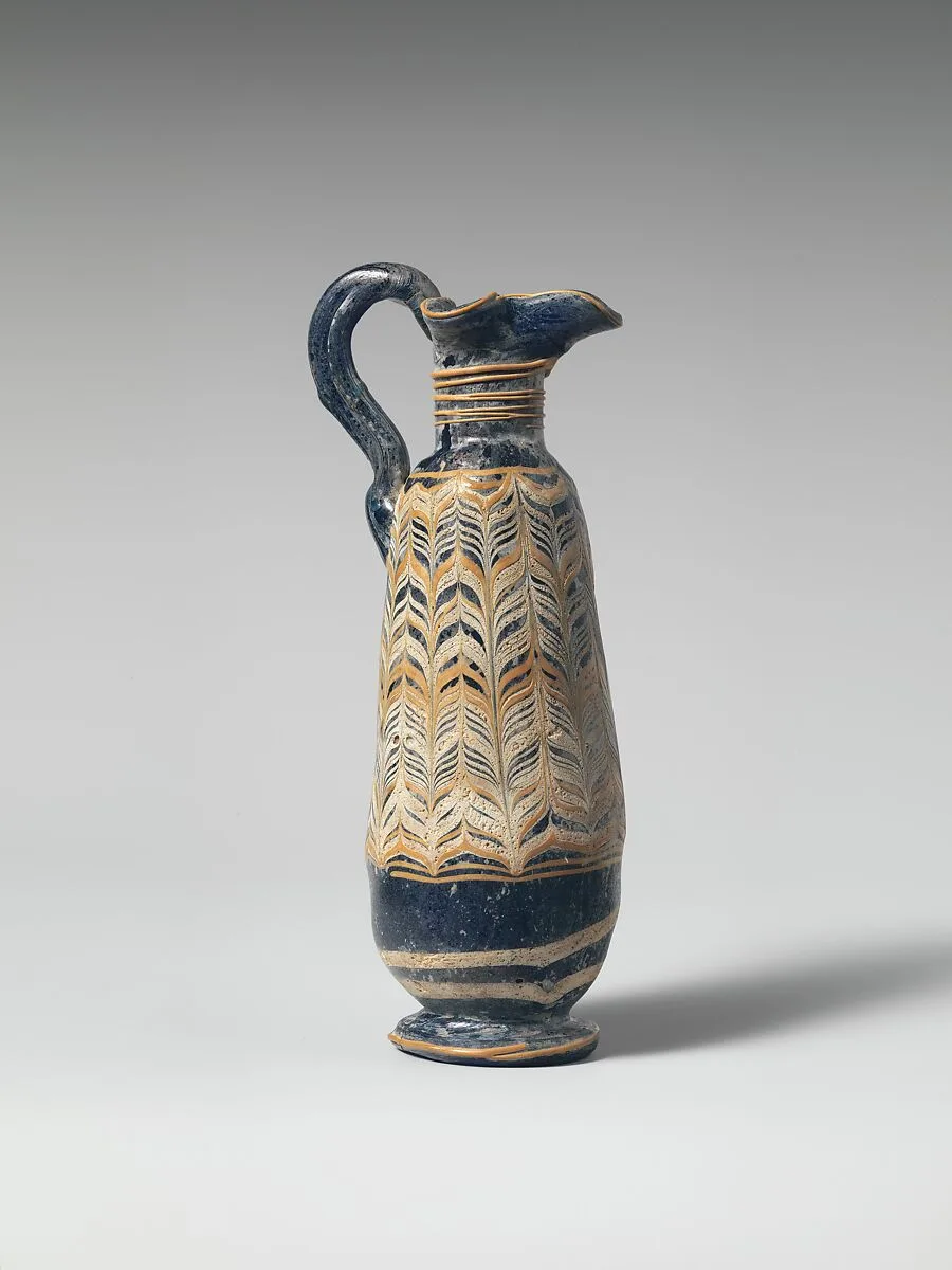 Glass oinochoe (perfume jug) — Unknown