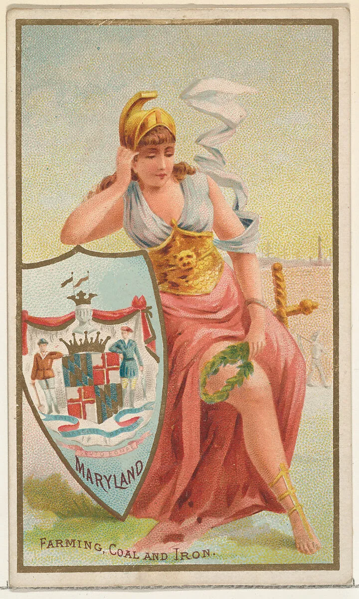 Maryland, from the Industries of States series (N117) issued by Duke Sons & Co. to promote Honest Long Cut Tobacco — W. Duke, Sons & Co.
