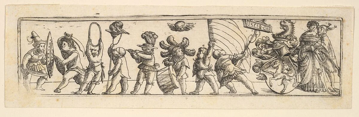 Frieze with children — Christoph Bockstorffer