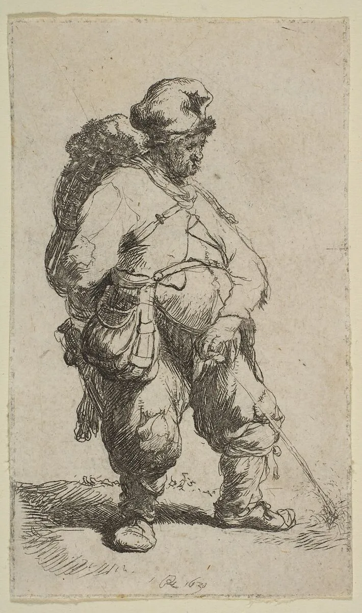 A Man Making Water — Rembrandt (Rembrandt van Rijn)