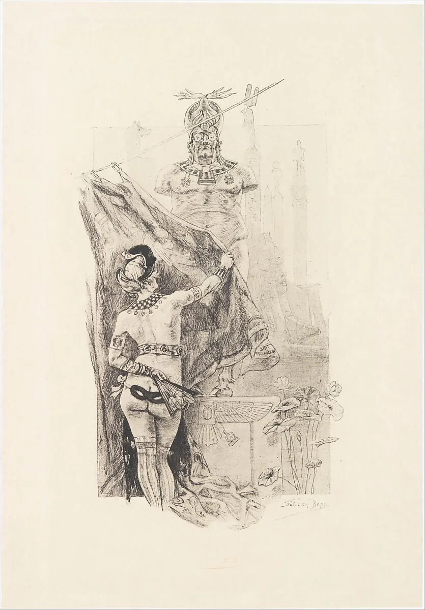 Sodom's Modesty — Félicien Rops