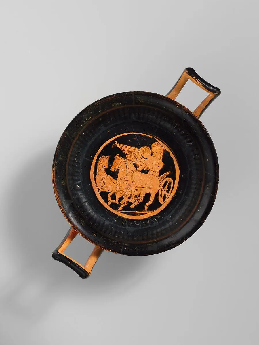 Terracotta kylix (drinking cup) — Jena Painter