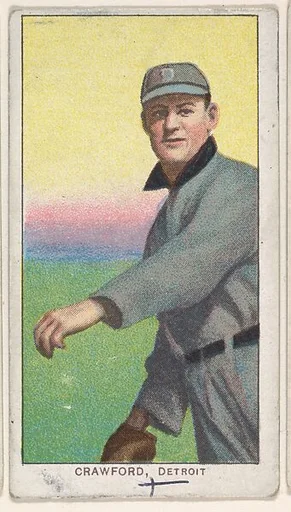 Crawford, Detroit, American League, from the White Border series (T206) for the American Tobacco Company