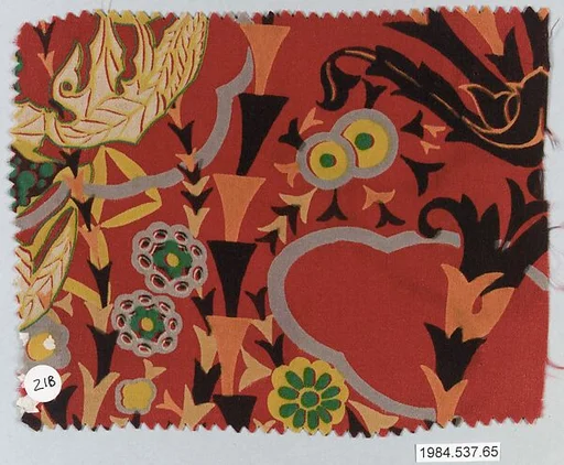 Textile sample, from the ¦Franko Prints¦ series