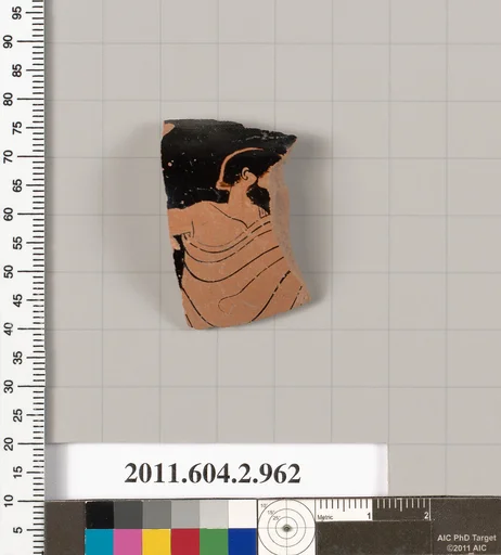 Terracotta fragment of an oinochoe: chous (jug)