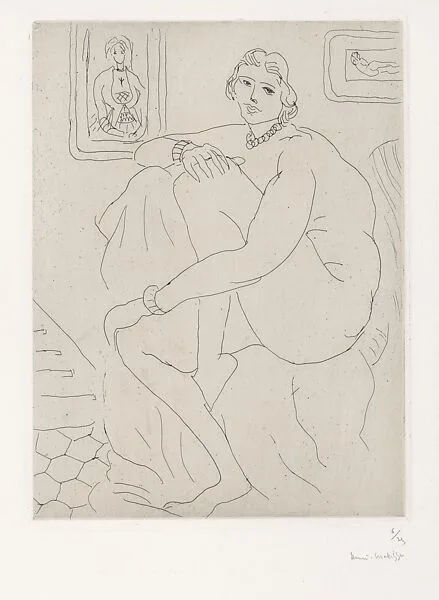 Nude Seated in the Studio — Henri Matisse