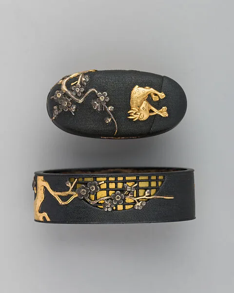 Sword-Hilt Collar and Pommel (Fuchigashira) — Unknown