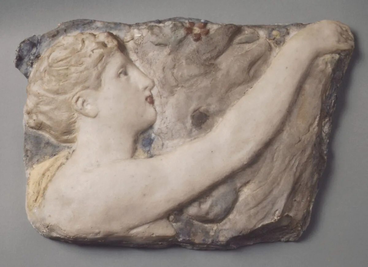 Pasiphaë Adorning the Bull with Flowers — César-Isidore-Henry Cros