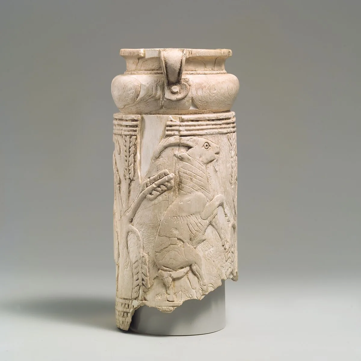 Levantine vessel with rampant goats and olive trees — Unknown