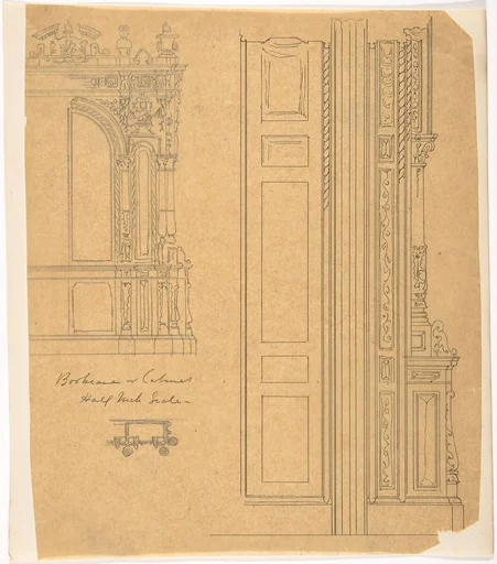 Bookcase of Cabinet Design
