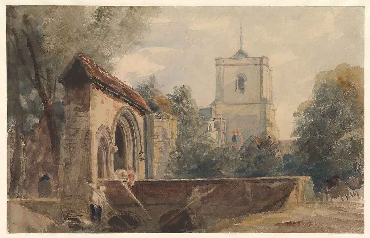 Waltham Abbey, Essex — Peter De Wint