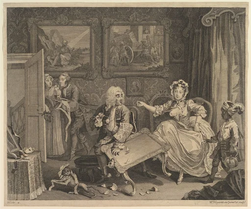 A Harlot's Progress, Plate 2