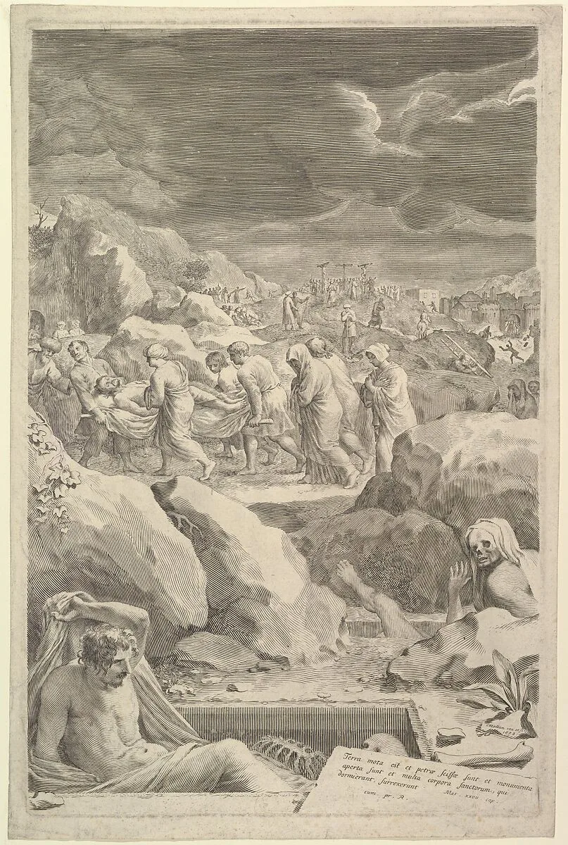 Burial Procession of Christ — Claude Mellan
