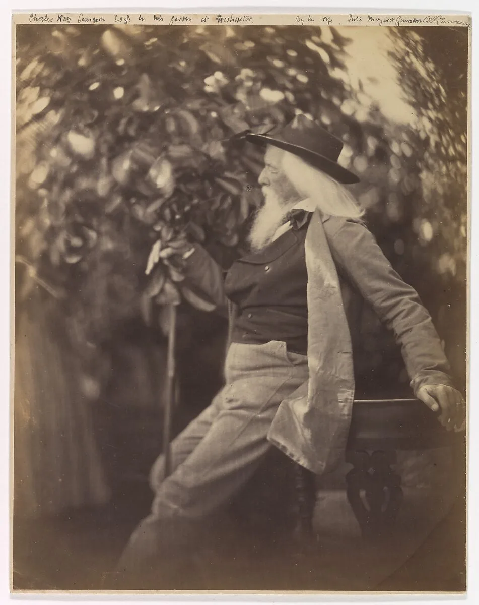 Charles Hay Cameron, Esq., in His Garden at Freshwater — Julia Margaret Cameron