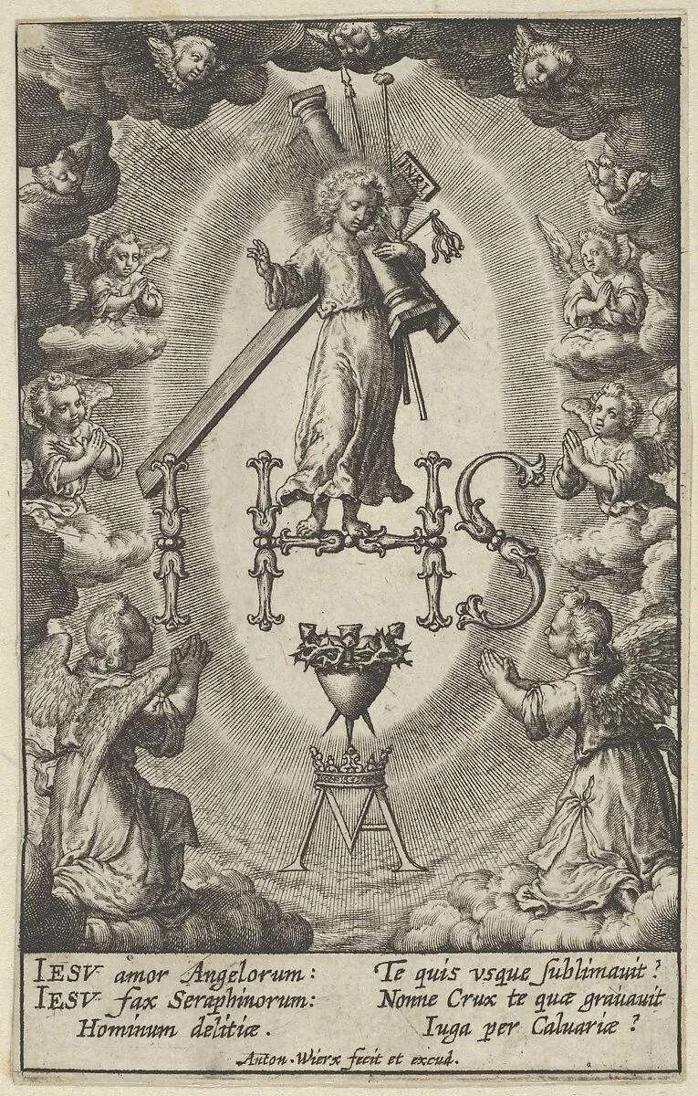 Sacred Monogram — Antonius Wierix, II