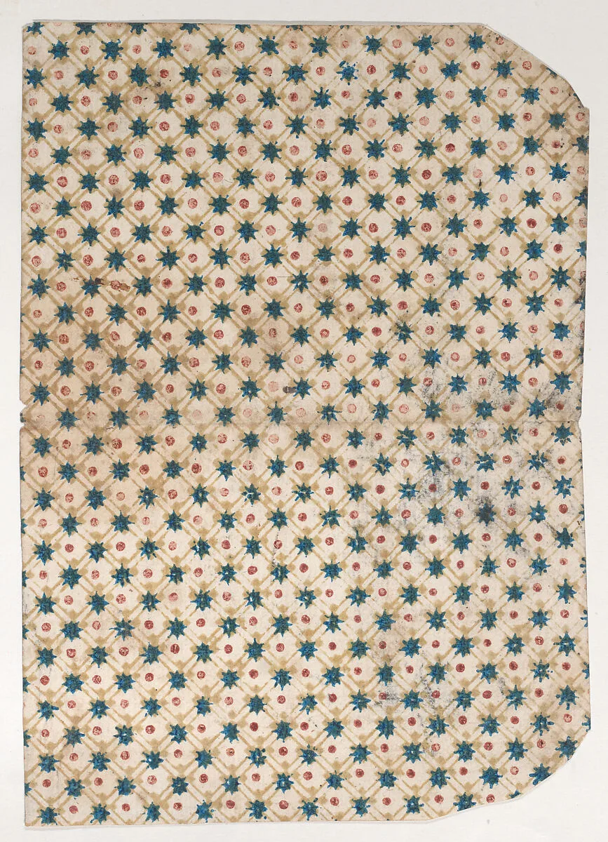 Book cover with overall pattern of stars and dots — Anonymous