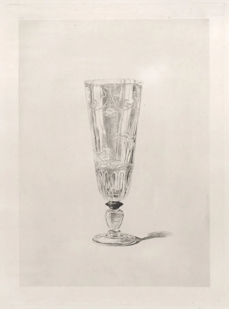 Crystal Drinking Glass — Jules-Ferdinand Jacquemart