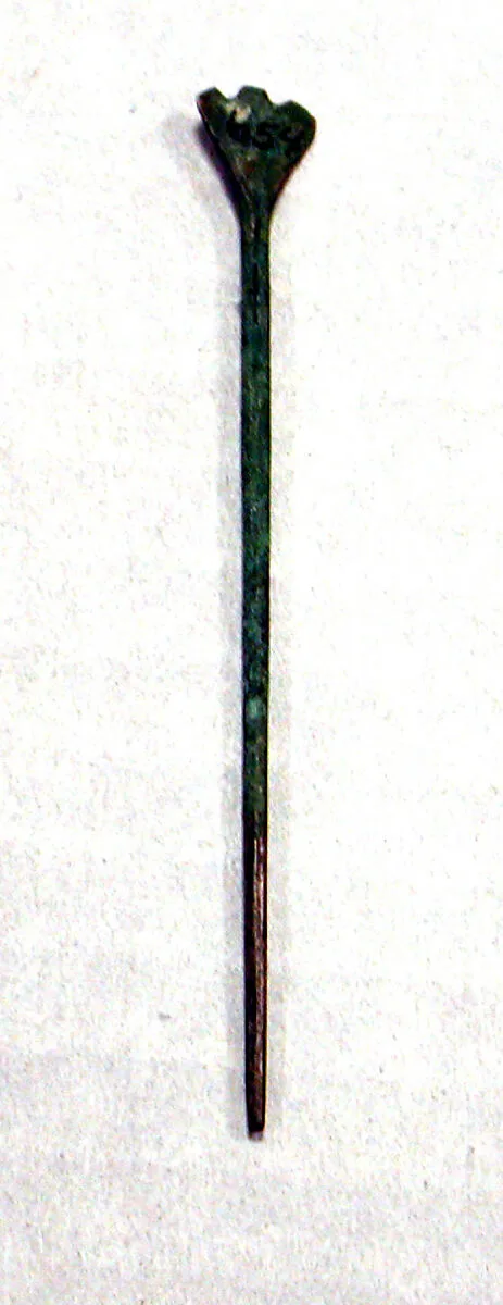 Hammered Copper Pin (tupu) — Unknown
