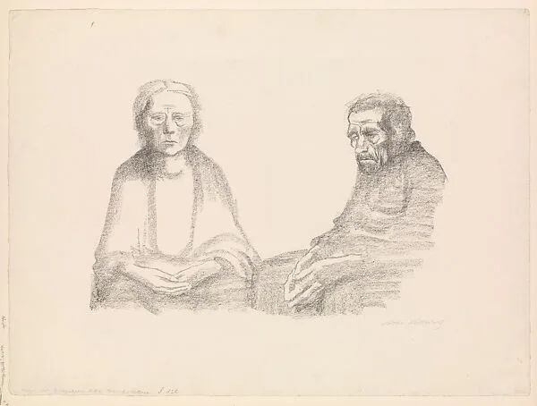 The Parents of the Artist (Die Eltern Der Küstlerin) — Käthe Kollwitz