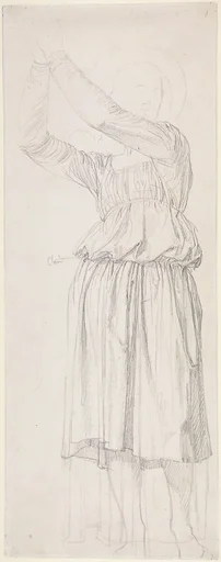 The Archangel Raphael (Study for a stained-glass window in the chapel of Notre-Dame de la Compassion-Saint-Ferdinand, Neuilly)