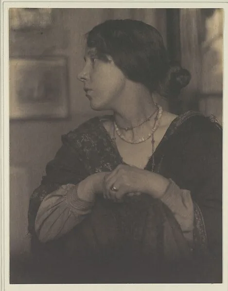 Mrs. F. H. Evans — Gertrude Käsebier|Frederick H. Evans