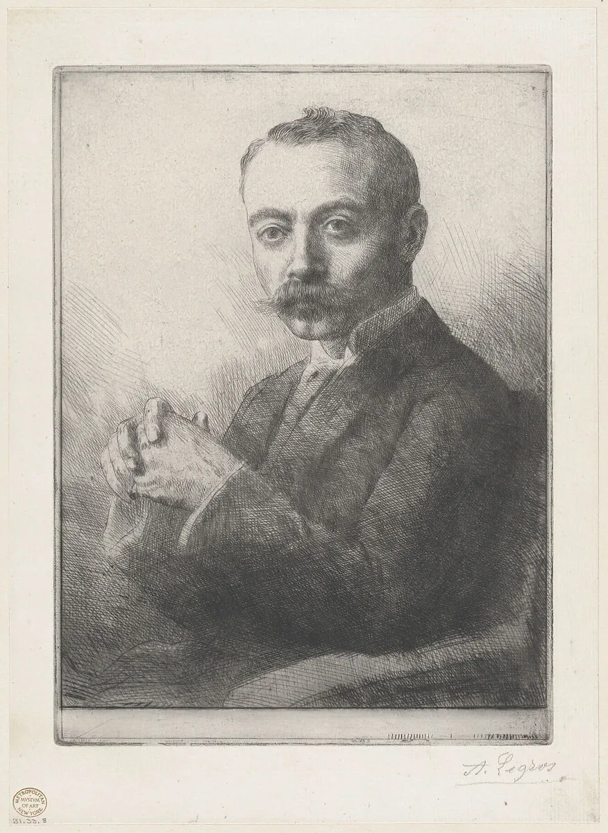 Portrait of Edward D. Adams — Edward Dean Adams|Alphonse Legros