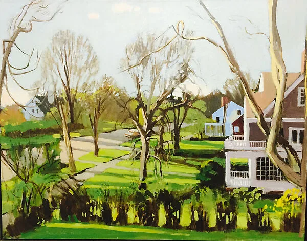 Sunrise on South Main Street — Fairfield Porter