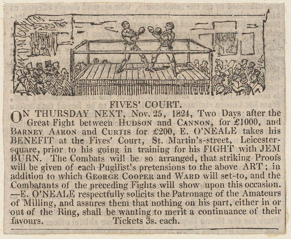 Fives' Court — Pierce Egan|William Chester Walker|George Cruikshank