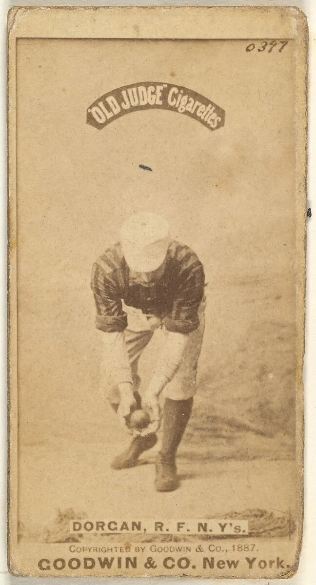 Michael Cornelius Dorgan, Right Field, New York, from the Old Judge series (N172) for Old Judge Cigarettes — Goodwin & Company