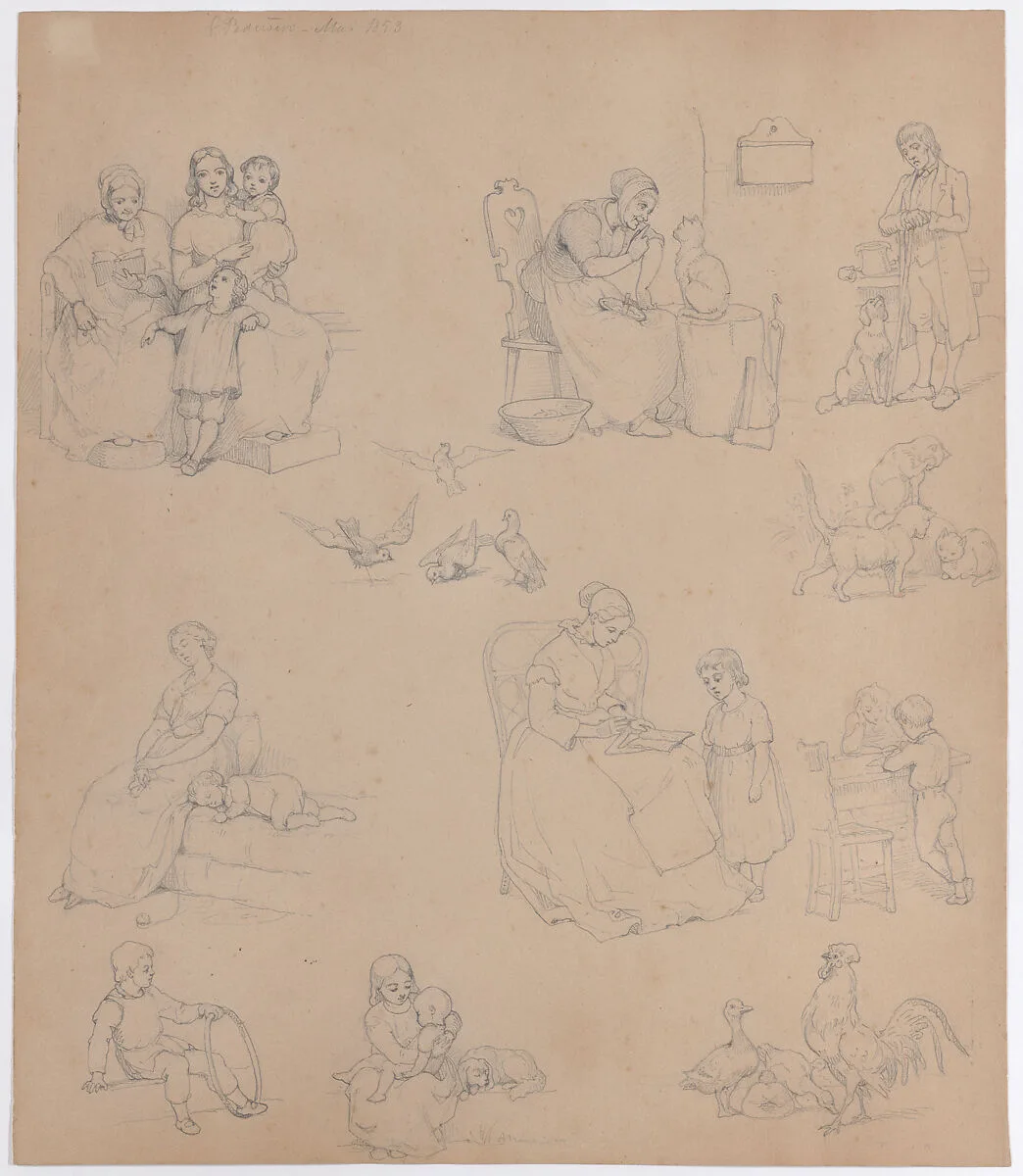 Sketch Sheet of Illustrations — Thomas Vilhelm Petersen