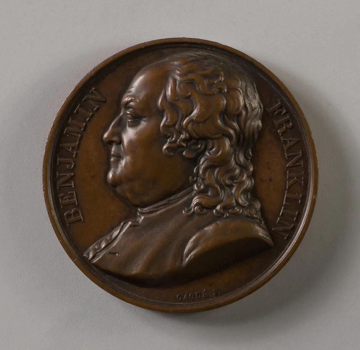 Benjamin Franklin — Armand-Auguste Caqué