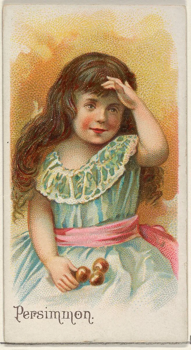 Persimmon, from the Fruits series (N12) for Allen & Ginter Cigarettes Brands — Allen & Ginter|George S. Harris & Sons