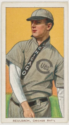 Reulbach, Chicago, National League, from the White Border series (T206) for the American Tobacco Company