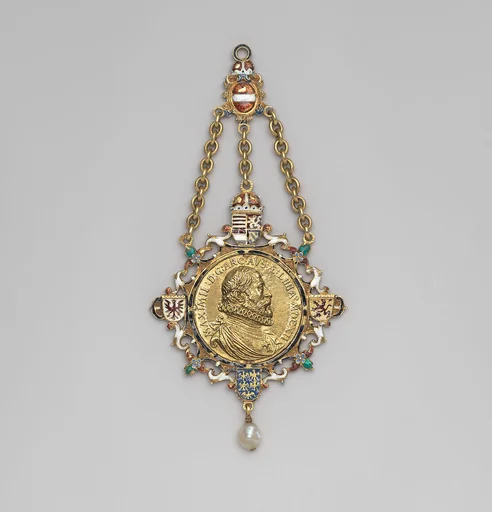 Presentation medal (Gnadenpfennig) of Maximilian, Archduke of Austria (1558–1620)