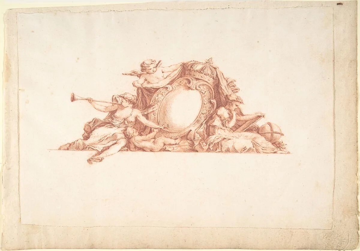 Preparatory Study for Plate 34 in "Maisons de plaisance" Vol. II — Jacques François Blondel