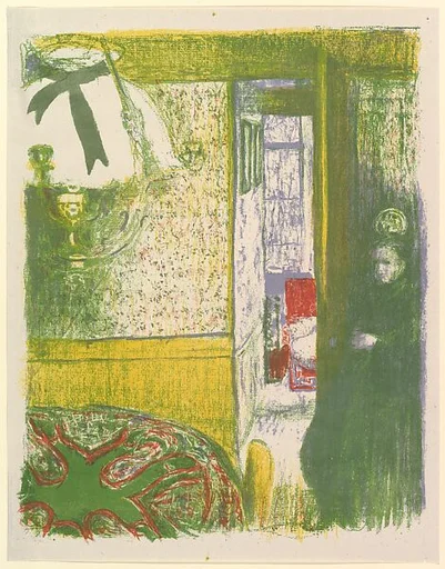 Interior with a Hanging Lamp, from the series "Landscapes and Interiors"