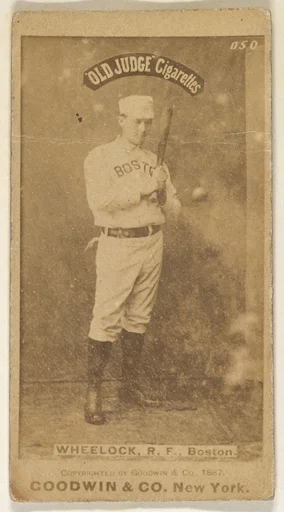 Wheelock, Right Field, Boston, from the Old Judge series (N172) for Old Judge Cigarettes