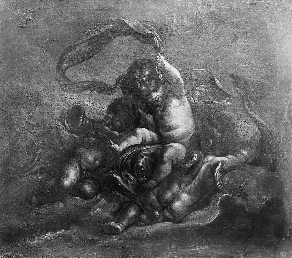Cupids and Dolphins — François Boucher|French Painter