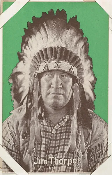 Jim Thorpe from Western Stars or Scenes Exhibit Cards series (W412) — Unknown