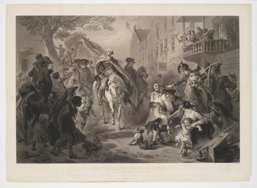 Triumph of Patriotism, Washington Entering New York, 25 November 1783
