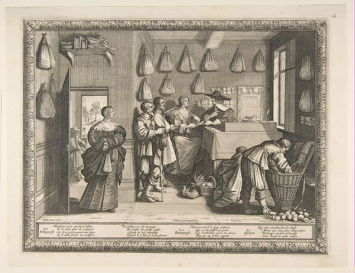Employment Bureau — Abraham Bosse|Jean I Leblond