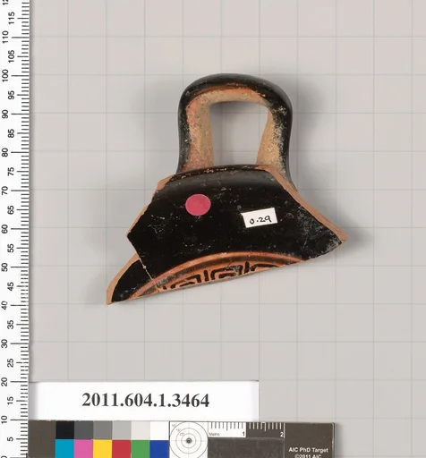 Terracotta fragment of a kylix (drinking cup)