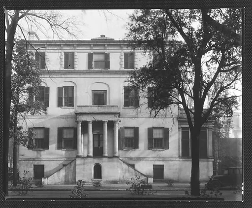 [Greek Revival Building, 10 East Oglethorpe Avenue, Percival Ward, Savannah, Georgia]