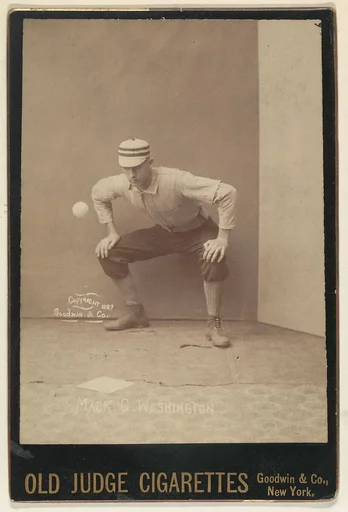 Mack, Catcher, Washington, from the series Old Judge Cigarettes