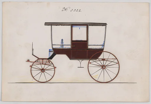 Design for 6 seat Rockaway, no. 3322