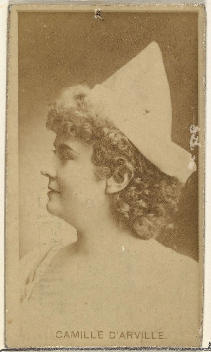 Camille D'arville, from the Actors and Actresses series (N145-8) issued by Duke Sons & Co. to promote Duke Cigarettes — W. Duke, Sons & Co.|American Tobacco Company