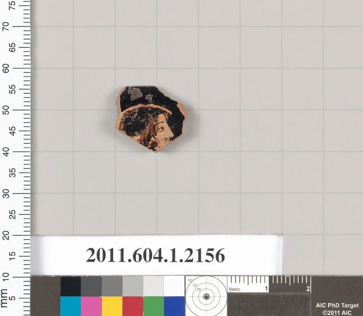 Terracotta rim fragment of a kylix (drinking cup) — Unknown