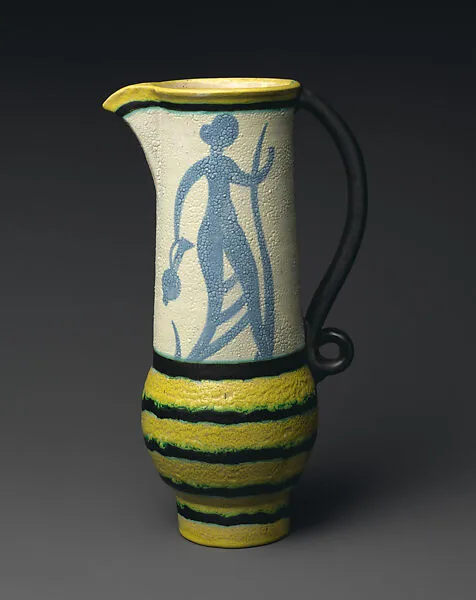 Pitcher with figures — Adolf Odorfer