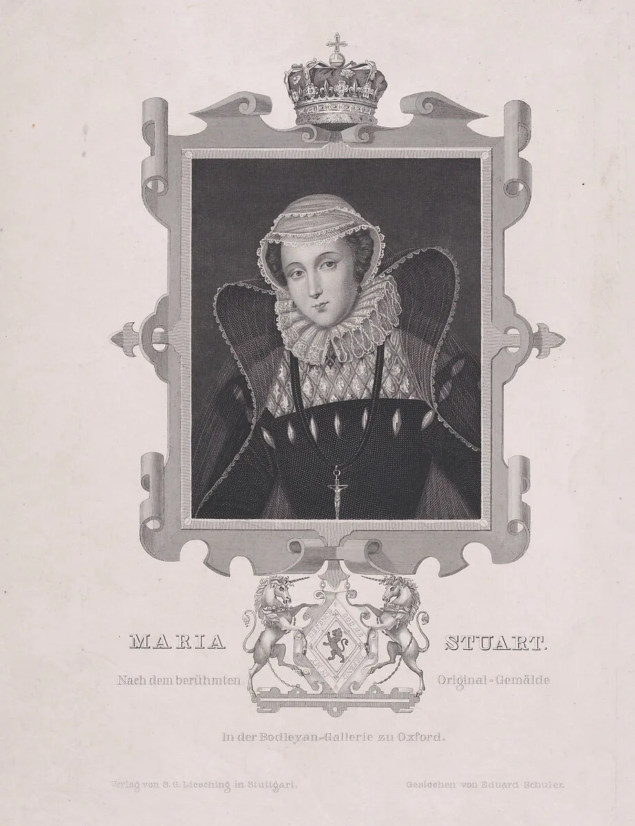 Mary, Queen of Scots — Edouard Schuler|Mary, Queen of Scots|S. G. Liesching|Thomas Woolnoth|George Perfect Harding